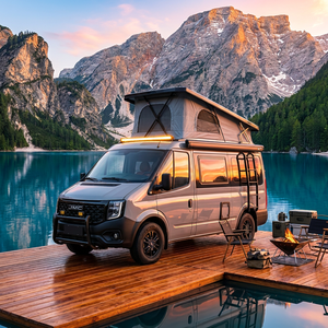 <span class=keywords><strong>Autocaravana</strong></span> Aman Lightning Pop-top con chasis JMC 2.0T diésel automático clase B con batería de litio de <span class=keywords><strong>7</strong></span>.5kWh <span class=keywords><strong>para</strong></span> Vanlife - Product Image 1