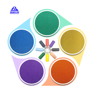 Высококачественное эпоксидное напольное здание многоцветный экологический цветной песок для детской живописи - Product Image 1