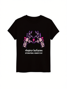 T-Shirt da Donna a Maniche Corte 100% Cotone, Girocollo con Stampa Lettering, Casual Primavera-Estate in Tessuto Jersey - Product Image 1