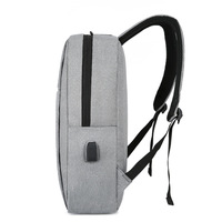 Sac d'ordinateur portable unisexe personnalisé avec logo pour étudiants et bureau, sac à dos antivol imperméable pour l'école