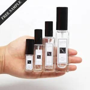 Garrafas de perfume personalizadas 5 10 20 30 50 100 ml, pequena garrafa de viagem portátil recarregável de luxo do perfume