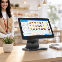 Новые идеи для продуктов: POS-терминал для супермаркетов с двумя экранами 15,6 дюйма, сенсорный POS-терминал на Windows, система POS-терминалов для точек продаж