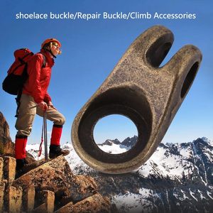 Juego de Ganchos para Cordones de Zapatos con Remaches, Hebillas de Seguridad de Aleación para Cordones de Botas, para Escalada, Senderismo, Trabajo, Montañismo - Product Image 3