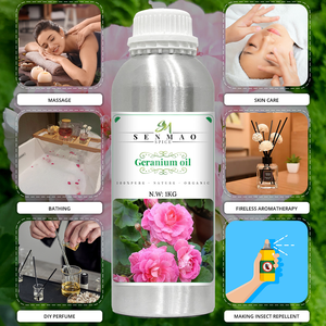 <span class=keywords><strong>Huile</strong></span> <span class=keywords><strong>Essentielle</strong></span> de <span class=keywords><strong>Géranium</strong></span> Pure et Naturelle en Gros, Régule le Sébum, Repousse les Moustiques, Idéale pour les Soins de la Peau et les Parfums d'Ambiance. - Product Image 3