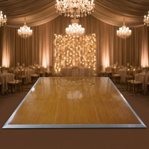 Panneau de scène de danse en bois grainé 4ft*4ft, plateforme en bois pour piste de danse - Product Image 1