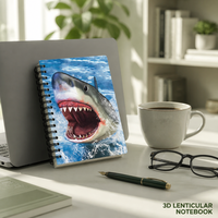 Cuadernos Espirales con Cubierta de Papel/PP Lenticular 3D, Tamaño A5/A6, 80 Hojas, Diseños Personalizados al por Mayor para Promoción