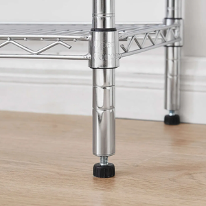 Étagères chromées en fil de stockage pour garage - Product Image 4