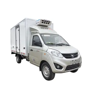 4x2 Foton mini type refrigerator freezer cargo van 2T 7CBM freezer wagon for sale