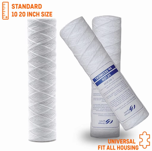 Cartouche de filtre à eau sédimentaire de 10 et 20 pouces, préfiltre profond en coton PP tissé, remplacement - Product Image 1