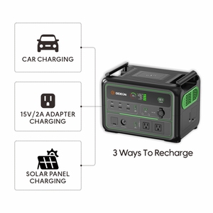 סוללה lifepo4 1200w תחנת כוח סולארית ניידת חיצונית מחנאות גנרטור סולארי עם טעינה אלחוטית - Product Image 2