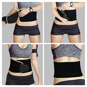 Wholesale <b>Waist</b> Trimmer Belt <b>for</b> <b>Women</b> Sweat Slimming Adjustable Fitness Workout Abdominal <b>Trainer</b> Fat Burner Posture Support - Product Image 4