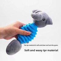 Jouet à mâcher en peluche durable pour chien résistant aux morsures molaire à mâcher TPR Cartoon Animal Pet Supplies