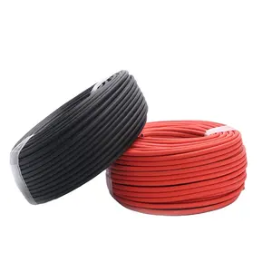 Cable de CC Cable solar Certificado TUV 4mm2 6mm2 10mm2 Resistencia al fuego XLPO/XLPE