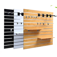 Support mural robuste pour panneau rainuré, étagère de rangement pour la maison et le magasin, idéal pour instruments de musique, fournitures de bureau et accessoires de téléphonie mobile