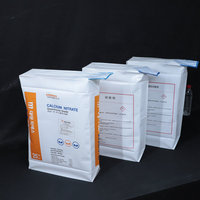 Sac tissé en PP industriel personnalisé avec poche à valve, léger et biodégradable, pour poudre de mastic, plâtre et mortier