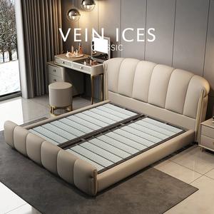 Modern Luxury Wooden Bedroom Furniture Soft Up-holstered Beds Super king Double Bed Frame Set with Mattress Included Designs - Product Image 5