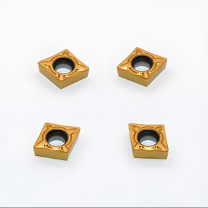 VCMT160408 US735 ผู้ผลิตทังสเตนคาร์ไบด์เม็ดมีดเครื่องมือกลึงคาร์ไบด์ Cnc ตัดคาร์ไบด์ - Product Image 1