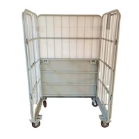 Carro de Logística de Cuatro Ruedas de Acero Inoxidable de Alta Calidad, Carro Plegable para Almacenamiento y Transporte, Personalizable OEM