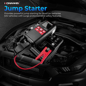 Arrancador de Coches y Camiones <span class=keywords><strong>Mini</strong></span> de 1000A con Batería de Litio de 12V, Compresor de Aire, Cargador y Potenciador Konnwei SA500 - Product Image 6