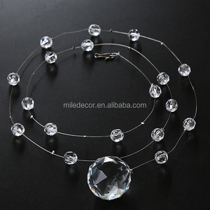 MILE Populaire Réception De Mariage Plafond <span class=keywords><strong>D</strong></span>écor Ignifugation <span class=keywords><strong>Cristal</strong></span> Chaîne Rideau Goutte <span class=keywords><strong>D</strong></span>'eau Acrylique Plafond <span class=keywords><strong>D</strong></span>écorations - Product Image 3