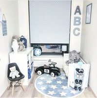 Tapis doux pour bébés Tapis de jeu rampant pour enfants Tapis de jeu en coton Tapis de chambre d'enfants