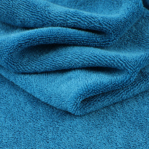 Peso pesado 80% Algodón 20% poliéster tela de rizo de una cara con capucha traje de baño Albornoz francés Toalla de rizo tela - Product Image 4
