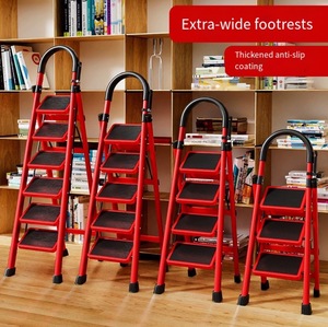 Foldable <strong>Multi</strong>-functional Aluminum <strong>Ladder</strong>-indoor/outdoor <strong>Step</strong> <strong>Ladder</strong> Thickened Safety Telescopic - Product Image 4