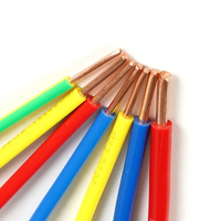 Cable Eléctrico de un Solo Núcleo con Aislamiento de PVC H05V-U/H07V-R / H07V-U / BV / BVR para Cableado de Viviendas