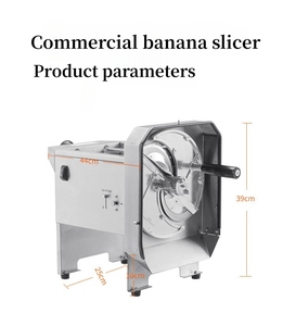 Trancheuse à bananes commerciale A5035 en acier inoxydable, design compact, facile à nettoyer, pour fruits et légumes - Product Image 3