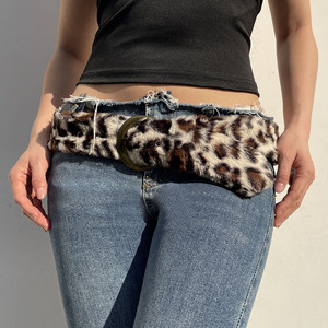 Cinturón de Moda con Estampado de Leopardo Vintage Y2K para Mujer, Venta al por Mayor, Gran Venta 2026 - Product Image 3