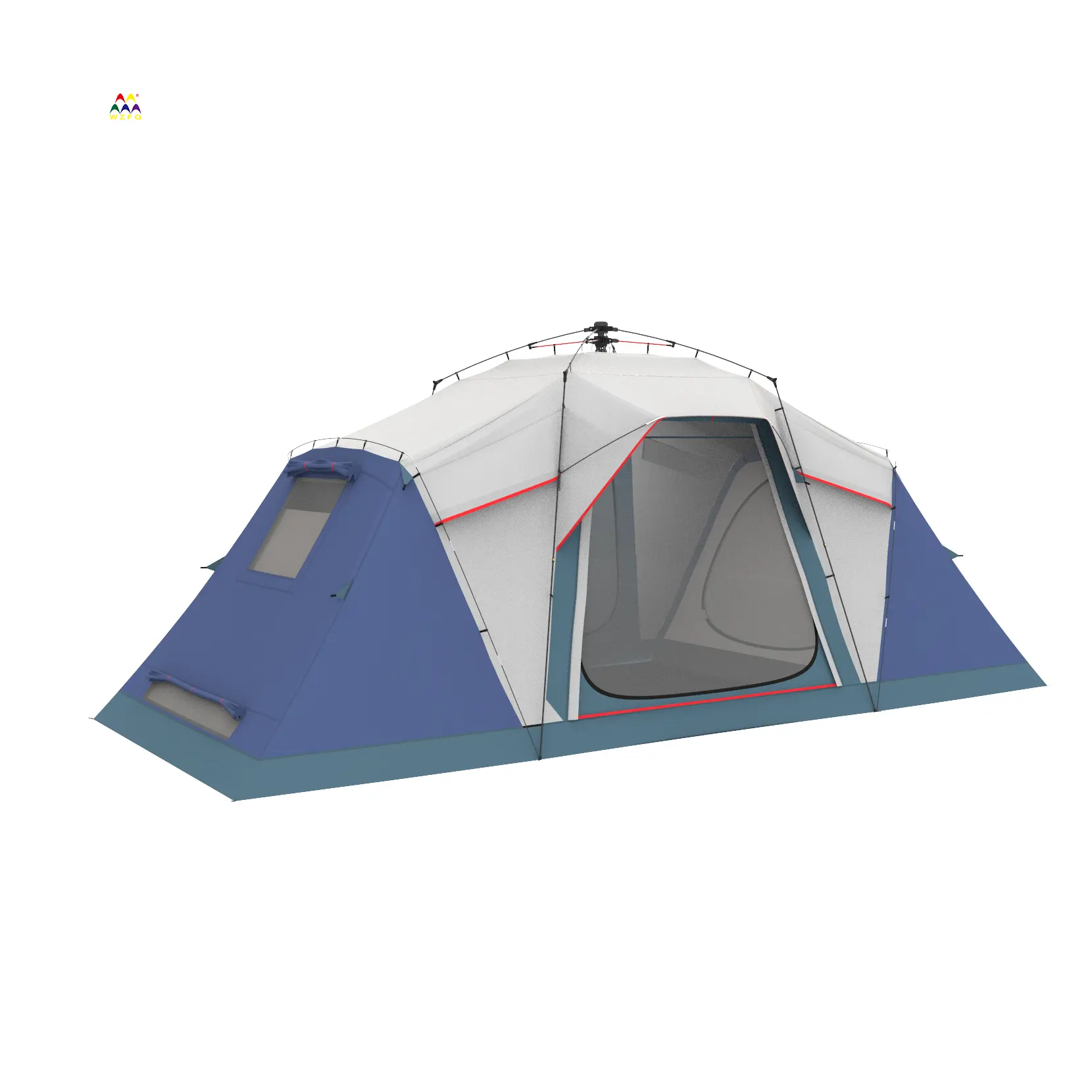 WZFQ Nylon ultraleggero impermeabile 2 persone tenda da Trekking palo per campeggio escursionismo Trekking zaino in spalla uomo tessuto stile superiore