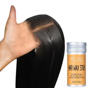 Cera per lo Styling Non tossica flyahways Black Women Clean-coda di cavallo-Look Hair Wax Stick Strong Hold