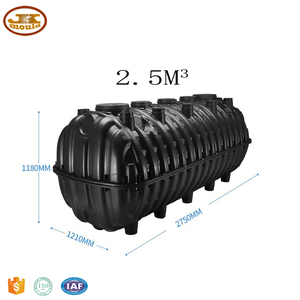 Tanque Séptico de Plástico PP para Tratamiento de Aguas Residuales de Inodoros Subterráneos, Larga Vida Útil, Capacidad de 0.6-2.5cbm, Ósmosis Inversa de 500L/Hora - Product Image 6