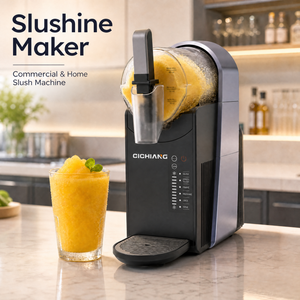 CICHIANG Portable Fully-Automatic <b>Electric</b> Ice slushine maker Crusher Mechanical Control 2L Plastic Capacity Energy Efficient - Product Image 2