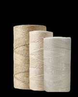 Fil de sisal torsadé, fil de sisal tricoté à la main, fil recyclé pour machine à filer, fil de sisal en vrac en fibre naturelle pour le tissage artisanal