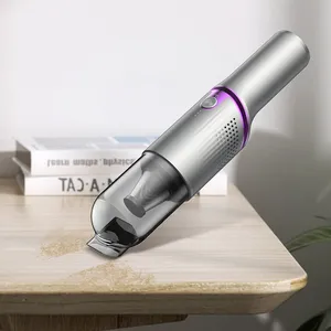 Vacuum New Design 50W Foldable Mini Portable Handheld Wireless Car Vacuum Cleaner With LED Light