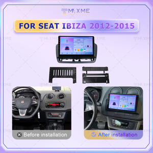 Cadre de lecteur vidéo de voiture de haute qualité dispositif hôte voiture multimédia BT Navigation <span class=keywords><strong>adaptateur</strong></span> de panneau 9 pouces pour SEAT IBIZA 2012-2015 - Product Image 4