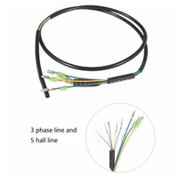 1 buah kabel motor DC tanpa sikat fase motor 32.0mm + 5 buah kabel sensor Hall