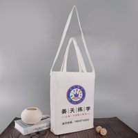 Boutique Cotton Beach Canvas Lieferant Mode Frauen, leere weiße Taschen Einkaufstaschen Canvas Tragetaschen mit Logos/