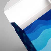 Boîte pliante en carton imprimé sur mesure, fournisseur d'usine en gros, emballage en papier rigide recyclable et écologique