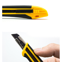 Couteau utilitaire OLFA à lame noire de 9 mm, couteau à verrouillage automatique, couteau d'artiste, couteau de précision pour artisanat en fibre de verre, XA-1