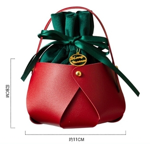 <span class=keywords><strong>ถุง</strong></span><span class=keywords><strong>ห่อ</strong></span>แอปเปิ้ล<span class=keywords><strong>ผล</strong></span><span class=keywords><strong>ไม้</strong></span>สำหรับวันหยุด, กระเป๋าหนังสำหรับห่อของขวัญในเทศกาลคริสต์มาสอีฟ - Product Image 4