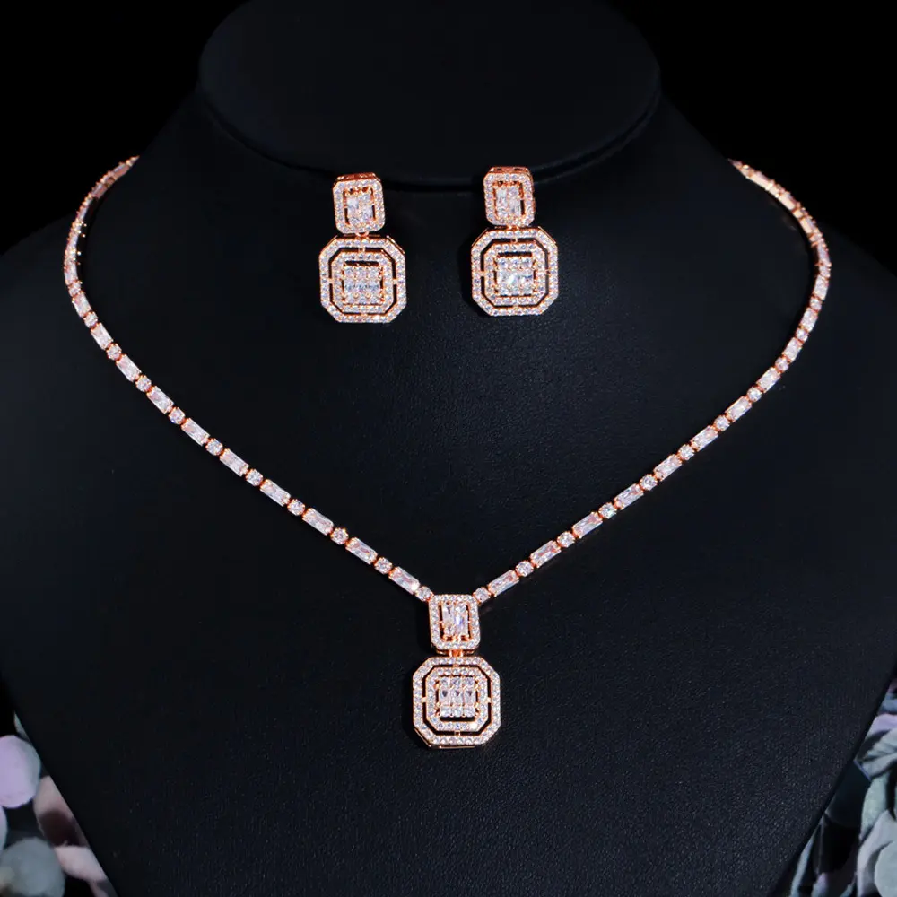 Высококачественный роскошный и комплект ожерелья, индийский свадебный комплект золотых ювелирных изделий