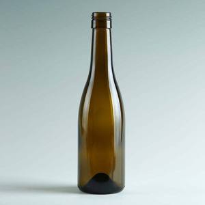 Bouteilles en verre cylindriques vides <span class=keywords><strong>de</strong></span> 750 ml pour vin <span class=keywords><strong>de</strong></span> Bourgogne, givrées, brun foncé, vert, emballage pour spiritueux avec bouchons à vis – Vente en gros - Product Image 3