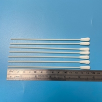 Bâtonnet de coton-tige en nylon floqué de 145 mm de long, certification SGS, grand bâtonnet en plastique solide pour les enquêtes légales et les tests de paternité