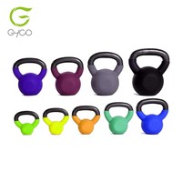 Kettlebell en vinyle pour entraînement de force et exercices de balançoire - disponible en 5, 10, 15, 20, 25 livres