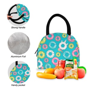 New Arrivals School Bags With Meal Boxes Donut Print Backpack <b>Lunch</b> Box Children School Bag <b>Sets</b> - Product Image 4