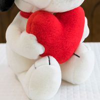 Grande peluche Snoopy, adorable animal en peluche, coussin moelleux avec doublure en maille, cadeau d'anniversaire pour enfants, anti-stress