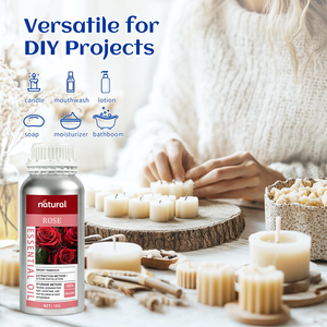 Minyak Esensial Mawar Damaskus <span class=keywords><strong>100</strong></span>% Murni Alami Grosir, Minyak Bunga Mawar untuk Aromaterapi, Perawatan Kulit, dan Parfum - Product Image 4