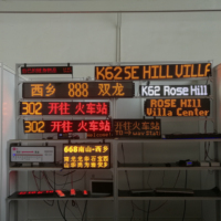 La Chine Affichage LED du système d'information de passager pour des autobus et des autocars
